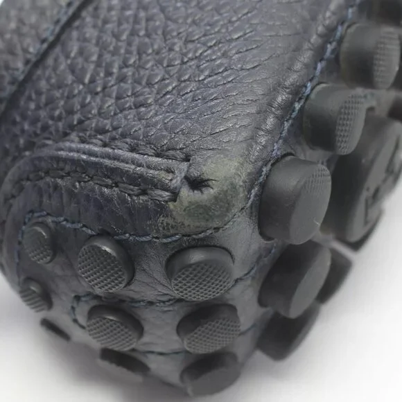 LOUIS VUITTON casual shoes leather Navy Used mens size - Picture 10 of 11